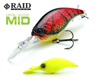 VOBLER RAID LEVEL CRANK MID 59MM 10.5GR 022 LEMON POWER
