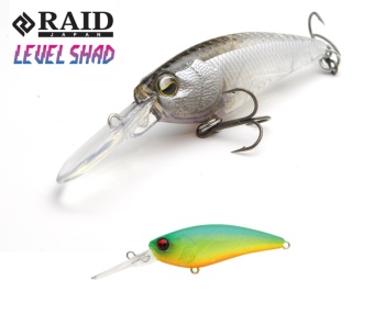 VOBLER RAID LEVEL SHAD 50.3MM 4.3GR SU 001 LIME CHART