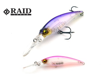 VOBLER RAID LEVEL SHAD SPRINTER 68MR 68MM 5.9GR 007 SKELETON CANDY