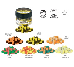 WAFTERS CARP ZOOM DUO DUMBEL 8X12MM 15GR SQUID-APRICOT