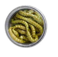 WORM BERKLEY POWERBAIT POWER HONEY WORM YELLOW / SCALES