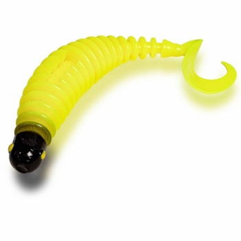 WORM BLACK CAT CURLY 24G 17CM YELLOW ZOMBIE - Img 2
