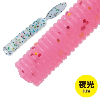WORM MAJOR CRAFT AJI-DO CANDOLL 5cm #002 Glow Pink