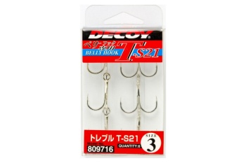 ANCORA DECOY T-S21 BELLY HOOK NR.6 6BUC/PLIC