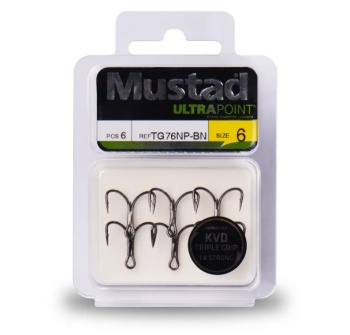 ANCORA MUSTAD ULTRAPOINT TRIPLA TG76 NICHEL SCURTA 5BUC / PL NR.1 - Img 4