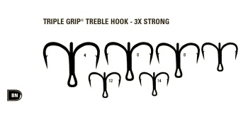 ANCORA MUSTAD ULTRAPOINT TRIPLA TG77 NICHEL SCURTA 5BUC / PL NR.4