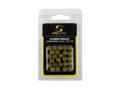 BILUTE ANTISOC CARP SPIRIT RUBBER BEADS 6MM CAMFUSION X 25BUC