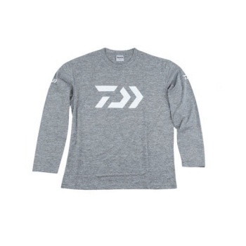 BLUZA DAIWA SHIRT LONG S 30 LIGHT GRAY MAR.M