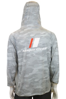 BLUZA MAJOR CRAFT UV SUN PROTECTION HOODIE XL Light Gray - Img 2
