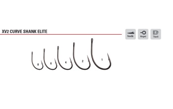 CARLIG MUSTAD CRAP XV2 CURVED SHANK ELITE MAR.2 12BUC/PL - Img 3