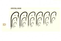 CARLIG MUSTAD CRYSTAL NI REVERS TIJA SCURTA 10BUC / PL NR.10
