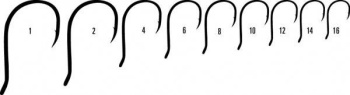 CARLIG MUSTAD MUSTADS 4.3 ULTRAPOINT NEGRU NICHEL NR 8 10549NPBN.8 - 10BUC/PL - Img 2