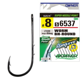 CARLIG OWNER 56537 WORM BH-ROUND NO8, BUC/PAC 9