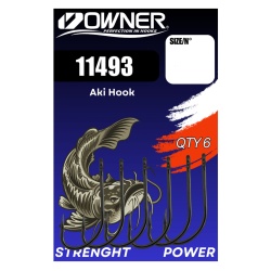 CARLIG OWNER AMAZ 11493 AKI HOOK NR.5/0 6BUC/PLIC