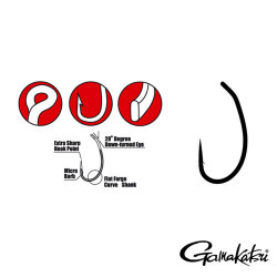 CARLIGE GAMAKATSU G-CARP SNAGGER NR.6 10BUC/PLIC