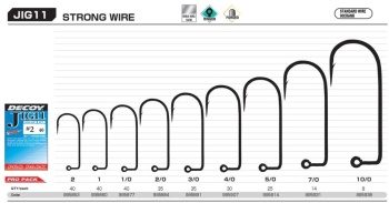 CARLIGE JIG DECOY PRO PACK JIG11 STRONG WIRE NR.10/0