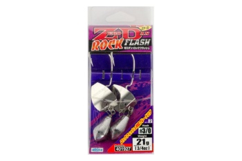 CARLIGE OFFSET LESTATE DECOY WORM ZF-5 ZERO-DAN ROCK FLASH LESTAT NR.3/0 21GR 2BUC/PLIC