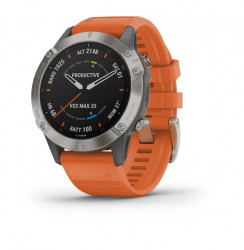 CEAS GARMIN FENIX 6 SAPPHIRE TITAN/ORANGE 47MM
