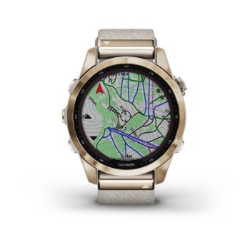 CEAS GARMIN FENIX 7S SAPPHIRE SOLAR CREAM GOLD TI / CREAM 42MM - Img 3
