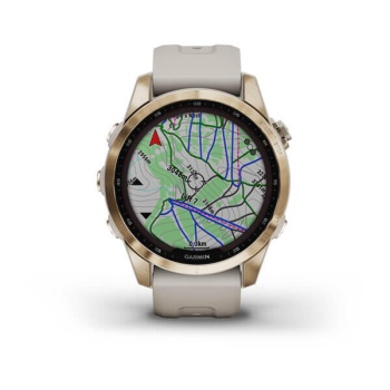 CEAS GARMIN FENIX 7S SAPPHIRE SOLAR CREAM GOLD TI / SAND 42MM - Img 3