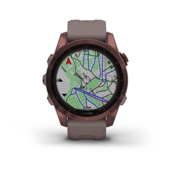 CEAS GARMIN FENIX 7S SAPPHIRE SOLAR DARK BRONZE TI / GRAY 42MM - Img 3