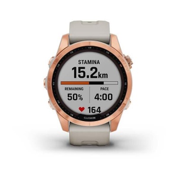 CEAS GARMIN FENIX 7S SOLAR ROZ AURIU / SAND 42MM - Img 3