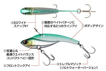 CICADA EVERGREEN IRON MARVIE 55 5.5CM 13.5GR 806 FULLMETAL UV - Img 3