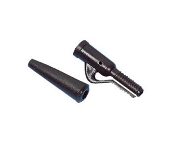 CLIPS PLUMB PIERDUT JAXON SAFETY CLIP + CON, 10BUC/PLIC MARO NISIP 10/PLIC