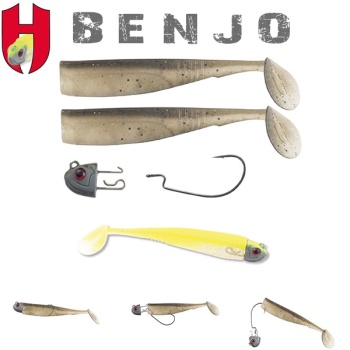 COMBO SHAD HERAKLES BENJO 3 7.5cm CHARTREUSE IMPACT