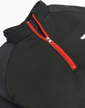COSTUM FLEECE DAIWA BLACK/RED MAR.M - Img 4