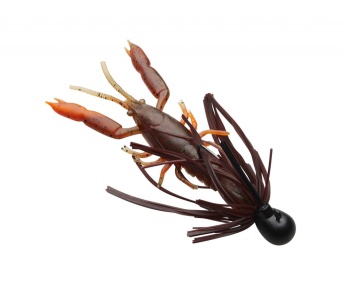 CREATURA SAVAGE GEAR 3D CRAYFISH RATTLING 6,7CM/2,9G BROWN ORANGE - Img 5