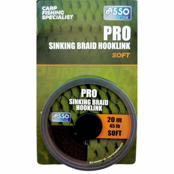 FIR ASSO PRO SOFT SINKING BRAID HOOKLINK 45LB 20M - Img 2