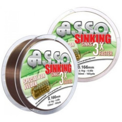 FIR ASSO SINKING 3X FEEDER BROWN 0.149MM 150M