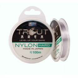 FIR ASSO TROUT AREA NYLON HARD 100M 0.128MM GREY