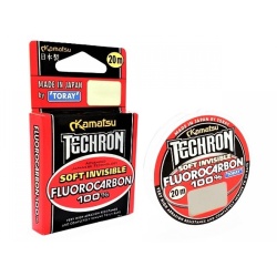 FIR FLUOROCARBON KAMATSU TECHRON SOFT INVISIBLE 20M 2.82KG, 0.194MM