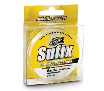 FIR FLUOROCARBON SUFIX INVISILINE 20M 0.33MM 8.6KG 18LB CLEAR