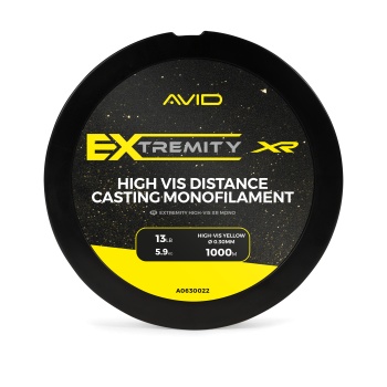 FIR MONOFILAMENT AVID CARP EXTREMITY HI-VIS XR 0.30MM 13LBS 5.9KG 1000M