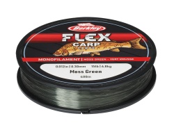FIR MONOFILAMENT BERKLEY FLEX CARP 500M/545YD, 0,25MM, 4,8KG/11LB MOSS GREEN