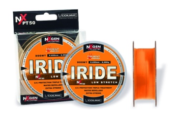 FIR MONOFILAMENT COLMIC IRIDE PT50 300M 0.22mm Orange Fluo