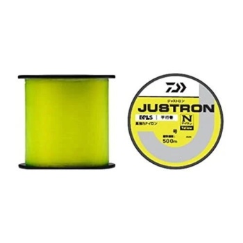 FIR MONOFILAMENT DAIWA JUSTRON DPLS YELLOW 023MM/500M - Img 2