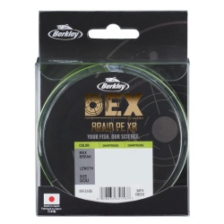 FIR TEXTIL BERKLEY DEX X8 PE CHARTREUSE 0.10MM 7.9KG 300M