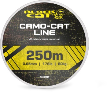 FIR TEXTIL BLACK CAT CAMO-CAT LINE 80KG 0.65MM 250M