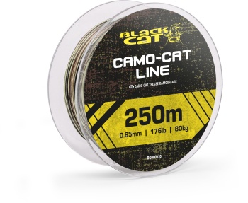 FIR TEXTIL BLACK CAT CAMO-CAT LINE 80KG 0.65MM 250M - Img 5