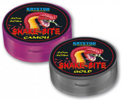 FIR TEXTIL CU CAMASA KRYSTON SNAKEBITE COATED HOOKLINK 20M 20LB CAMOU