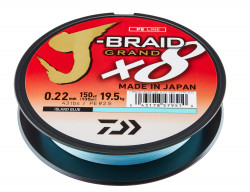 FIR TEXTIL DAIWA J-BRAID GRAND X8E BLUE 016MM/10KG/135M