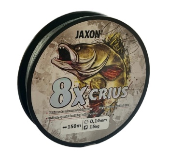 FIR TEXTIL JAXON CRIUS PE 8X GREY 150M 0.18MM 19KG