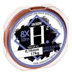 FIR TEXTIL JAXON HEGEMON 8X SINKING 10M 0.16MM 17KG