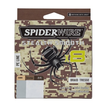 FIR TEXTIL SPIDERWIRE STEALTH X8 0.29MM 150M 26.4KG CAMO - Img 3