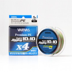 FIR TEXTIL VARIVAS AVANI JIGGING 10X10 PREMIUM PE X4 200M 10LB 10MX10 CULORI