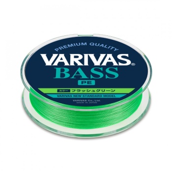 FIR TEXTIL VARIVAS BASS PE X4 150M 0.128MM 10LB FLASH GREEN - Img 2